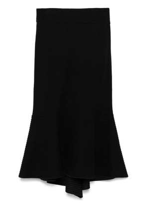 Giorgio Armani Pre-Owned 2000s mermaid wool skirt - Black