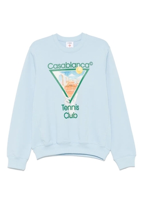 Casablanca Metaphysical Tennis Icon sweatshirt - Blue