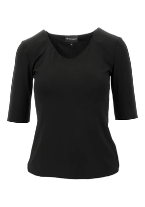 Emporio Armani scoop-neck T-shirt - Black