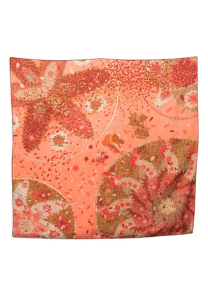 Hermès Pre-Owned 2008 Offrandes d’ Un Jour by D Rybaltchenko silk scarf - Orange