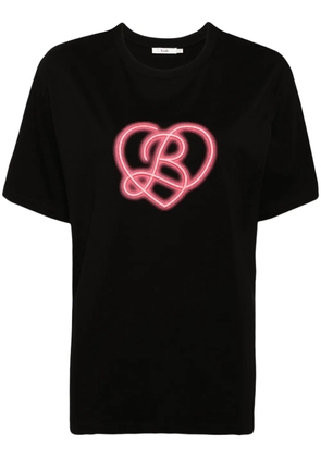 b+ab logo-print cotton T-shirt - Black