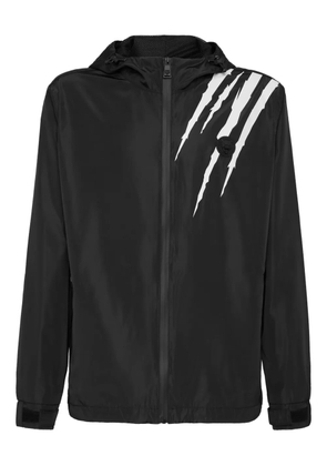 Plein Sport scratch nylon jacket - Black