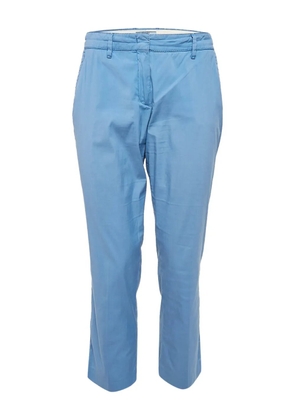 Prada Pre-Owned cropped straight-leg trousers - Blue