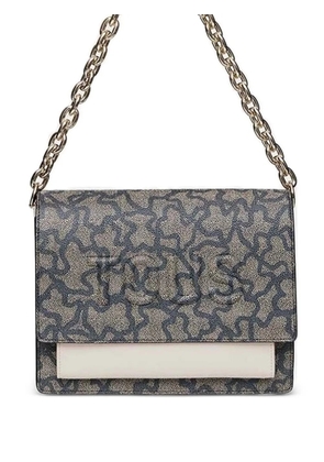 TOUS embossed logo cross body bag - Black