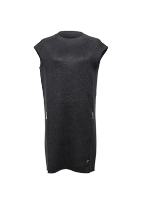 Louis Vuitton Pre-Owned zipped knitted midi dress - Black