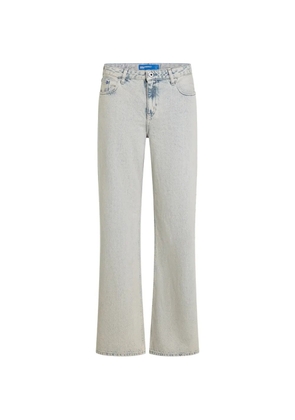 Karl Lagerfeld Jeans slit-hem jeans - Neutrals