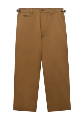 Comme des Garçons Homme belt-detail wide-leg trousers - Neutrals