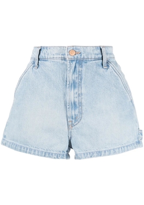 MOTHER mid-rise denim shorts - Blue