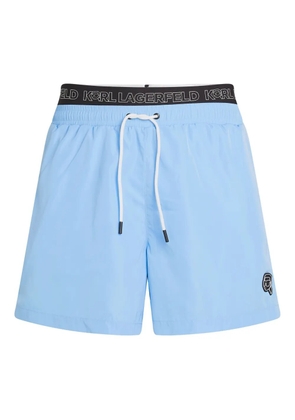 Karl Lagerfeld Ikon swim shorts - Blue