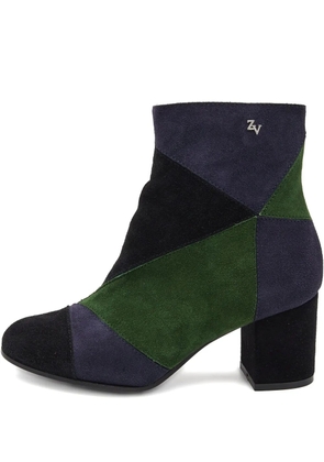 Zadig&Voltaire patchwork block-heels boots - Black