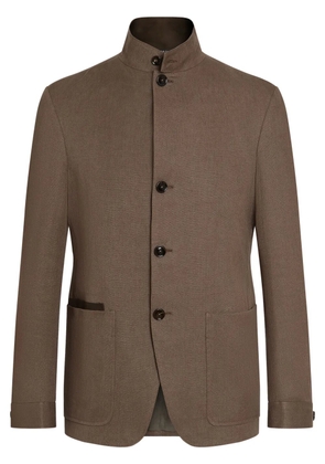 Zegna Oasi Lino Il Conte Jacket - Brown