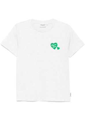 CHOCOOLATE logo-patch T-shirt - Grey