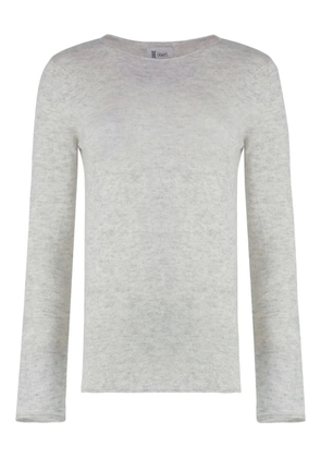 THE (Alphabet) silk-cashmere blend sweater - Grey