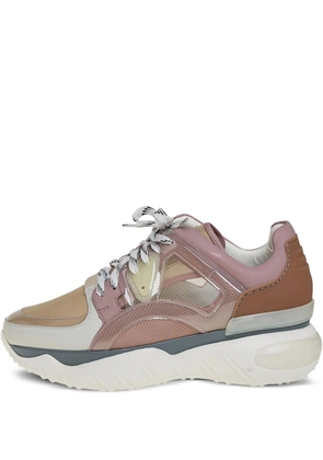 Fendi Pre-Owned panelled sneakers - Pink