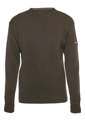 Stone Island ribbed-knit sweater - Brown