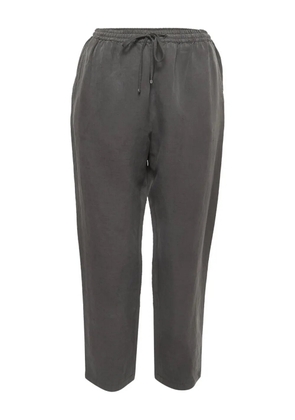 Weekend Max Mara silk blend straight-leg track pants - Grey