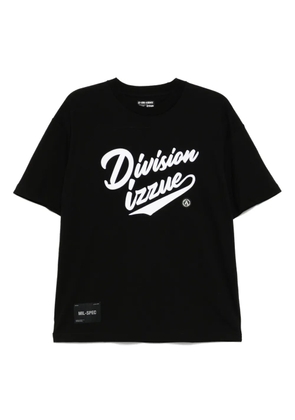 izzue logo-printed t-shirt - Black