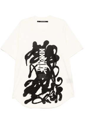 Julius graphic print T-shirt - White