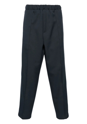 Jil Sander elasticated-waist tapered trousers - Blue