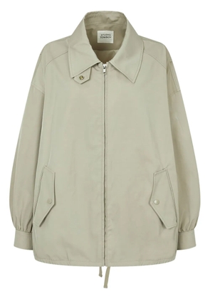 TOMBOY zip-up oversized jacket - Neutrals