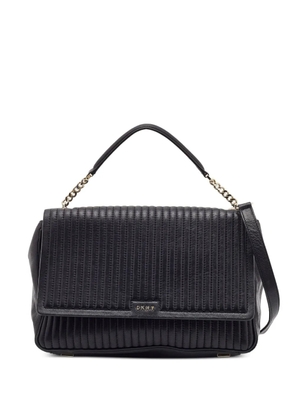 DKNY Vintage Pre-owned quilted leather shoulder bag - Black