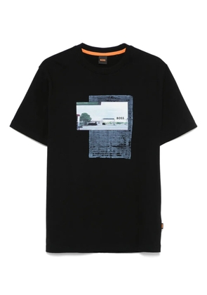 BOSS cotton jersey T-shirt - Black