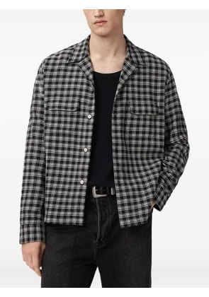 AllSaints Horton checked shirt - Black