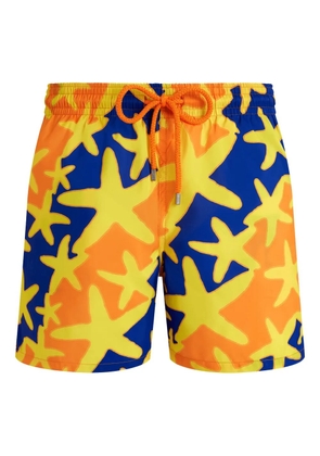 Vilebrequin starfish-print swim shorts - Orange