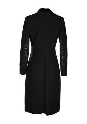 Bottega Veneta Pre-Owned side stripe coat - Black