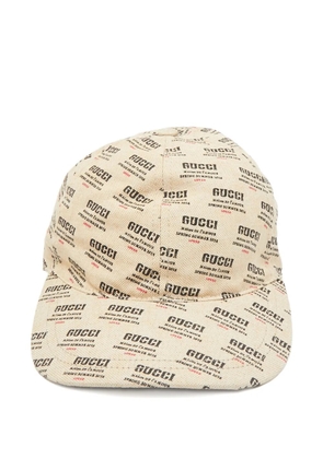 Gucci Pre-Owned logo baseball hat - Neutrals