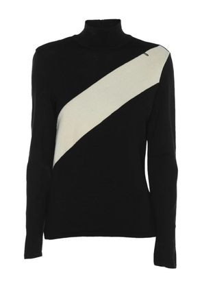 Mugler Vintage colourblock sweater - Black