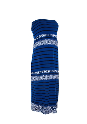 PUCCI Pre-Owned patterned cotton dress - Blue