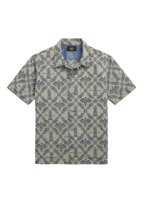 Ralph Lauren RRL jacquard short-sleeve shirt - Green