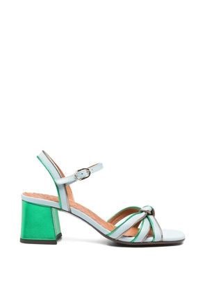 Chie Mihara knotted leilah leather sandals - Blue