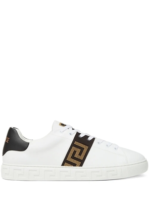 Versace logo sneakers - White