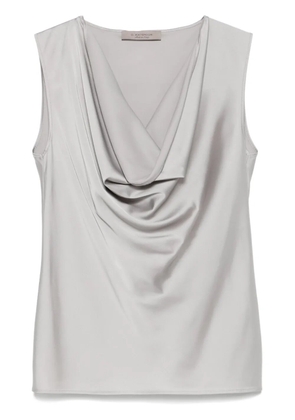 D.Exterior satin top - Grey