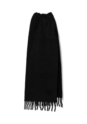 Ruslan Baginskiy logo-embroidered scarf - Black
