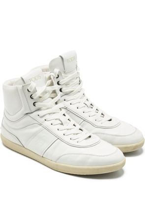 Tod's Leather hi-top sneakers - White