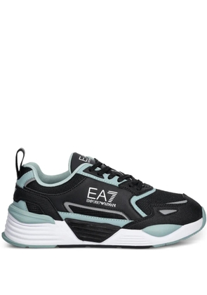 Ea7 Emporio Armani logo-detail sneakers - Black