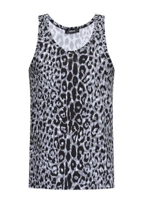 Versace leopard-print top - Grey