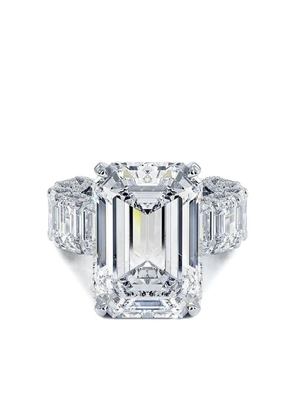 Tilla 14K white gold lab-grown diamond ring - Silver