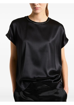 Peserico crew-neck top - Black