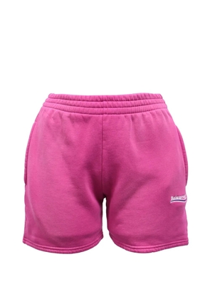 Balenciaga Pre-Owned logo-detail shorts - Pink