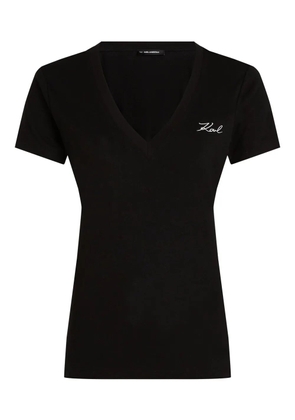 Karl Lagerfeld Signature T-shirt - Black