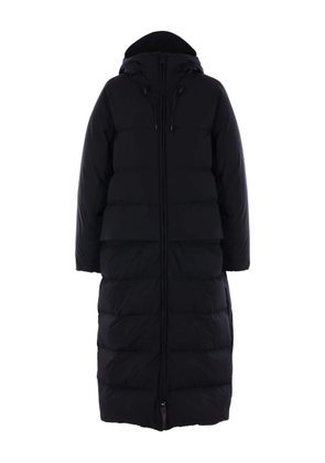 ASPESI hooded zipped parka coat - Black