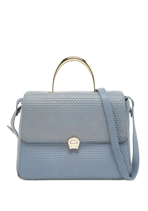 Aigner Vintage 2023 pre-owned Genoveva leather top-handle bag - Blue