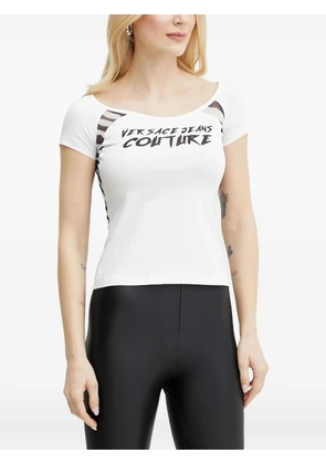 Versace Jeans Couture zebra-print T-shirt - White
