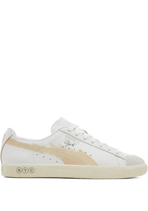 PUMA x Clyde Extra Butter 'Puma White/Warm White/Feather Gray' sneakers