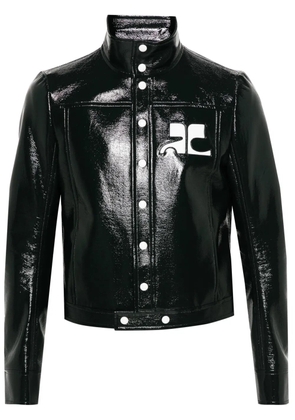 Courrèges Reedition vinyl jacket - Green