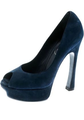 Saint Laurent Pre-Owned Palais heeled pumps - Blue